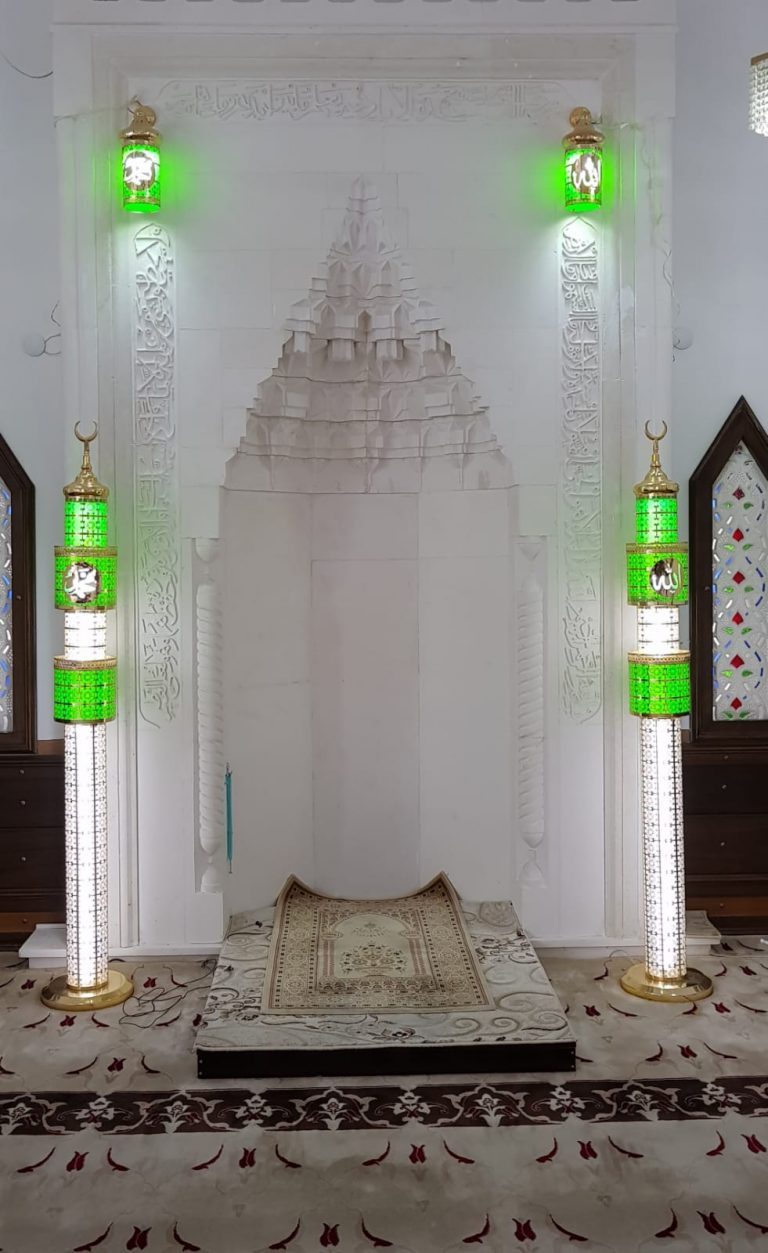 Cami Şamdanı Çift Şerefeli 4'lü Set